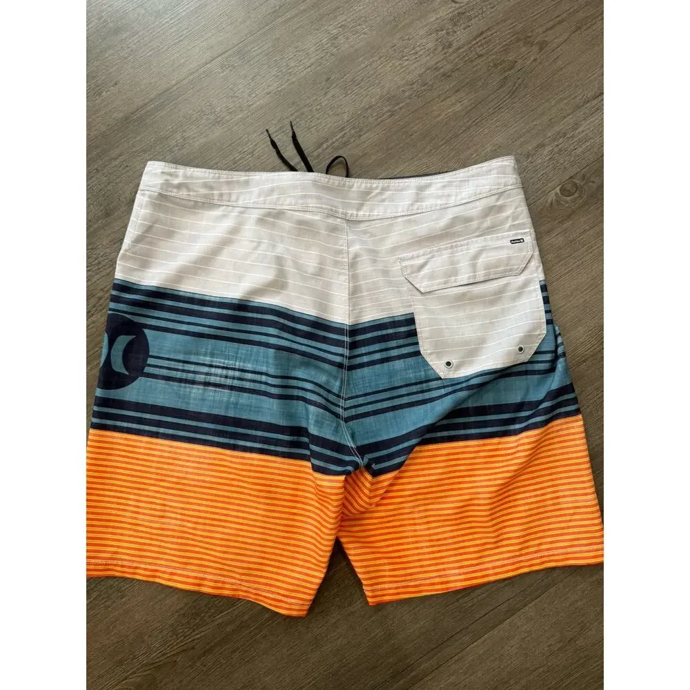 Men's Board Shorts Size 38 Hurley Volcom Swim Trunks Unlined - Picture 9 of 11